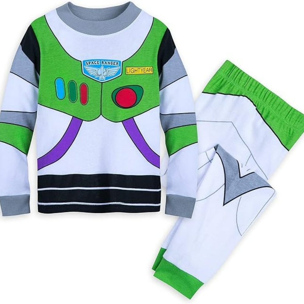 Size 5 Disney Store Boys Buzz Lightyear Toy Story PJ Pal Long Sleeve Cotton